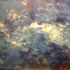 Gild the Lily 30 x 24 Oil on canvas  - Artist Louis A Garcia