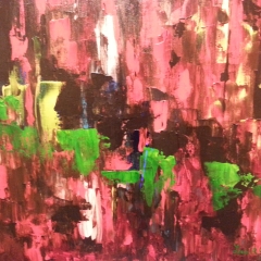 Del Rio 30 x 24 acrylic  - Artist Louis A Garcia