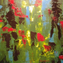 Del Rio II 30 x 24 Acrylic on canvas  - Artist Louis A Garcia