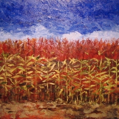 Short Cut to Chapman Ranch 48 x 24 oil